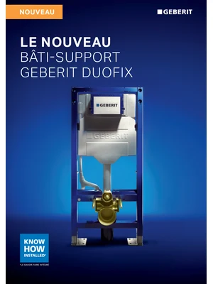 Couverture : Le nouveau bâti-support Geberit Duofix