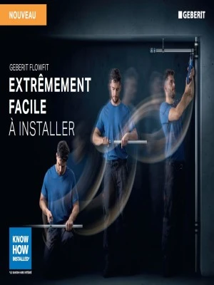 Couverture : Geberit FlowFit — Extrêmement facile à installer