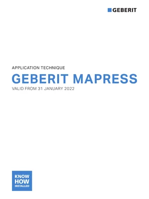 Couverture : Geberit Mapress — Application Technique