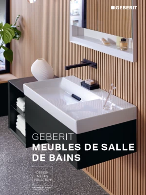 Couverture : Geberit — Meubles de salle de bains 2025