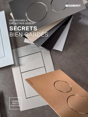 Couverture : Réservoirs à encastrer Geberit – Secrets bien gardés